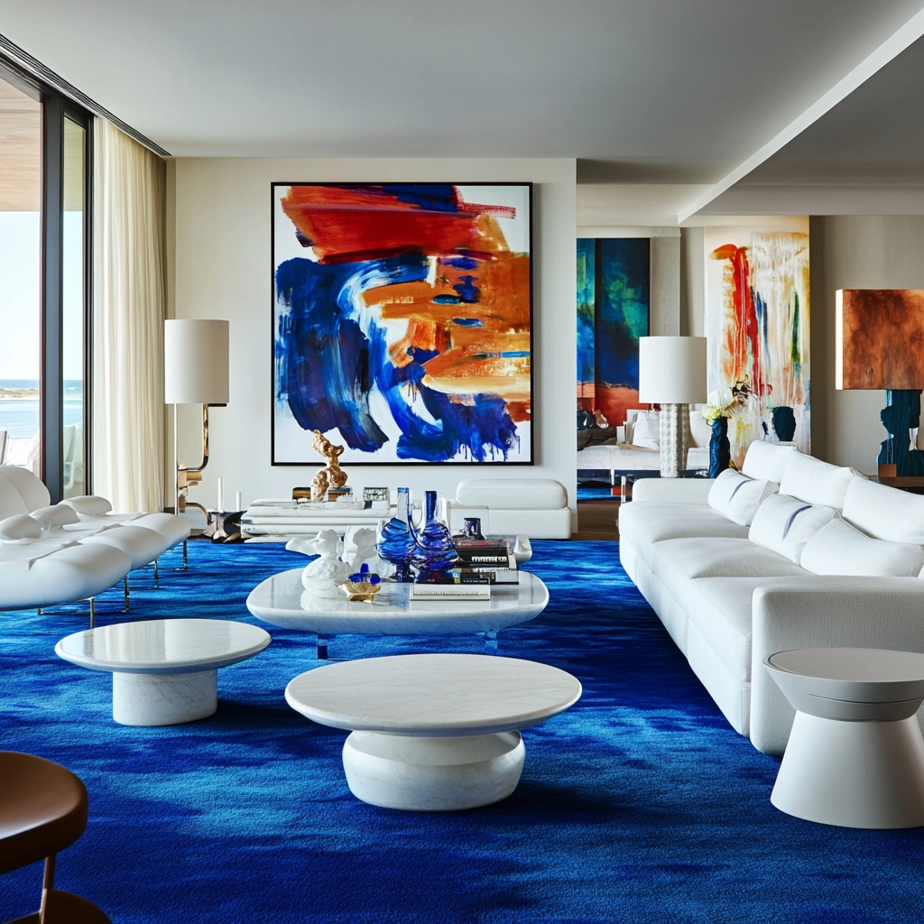 blue carpet living room 8