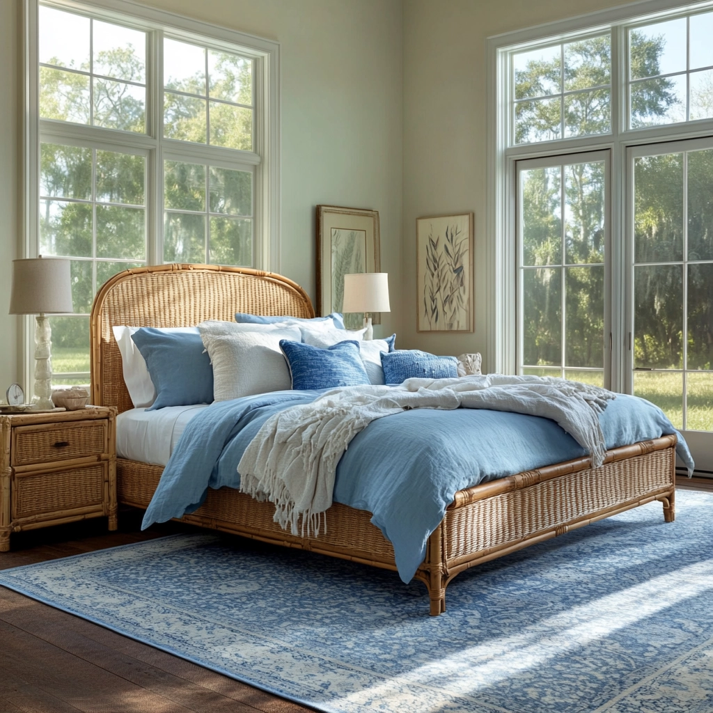 blue rug bedroom 10