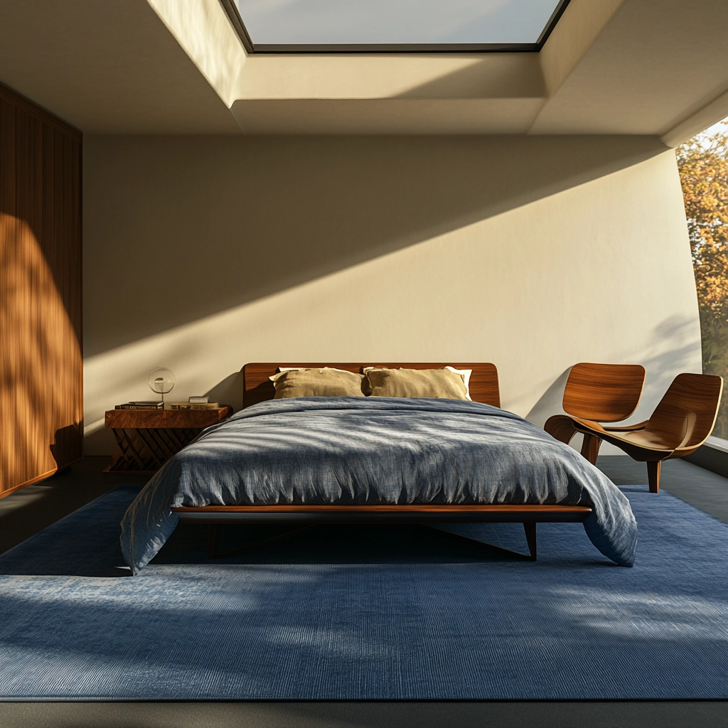 blue rug bedroom 18