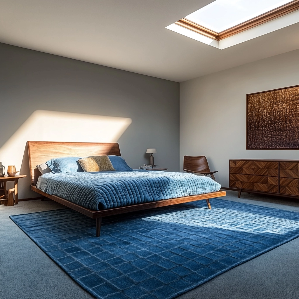 blue rug bedroom 19