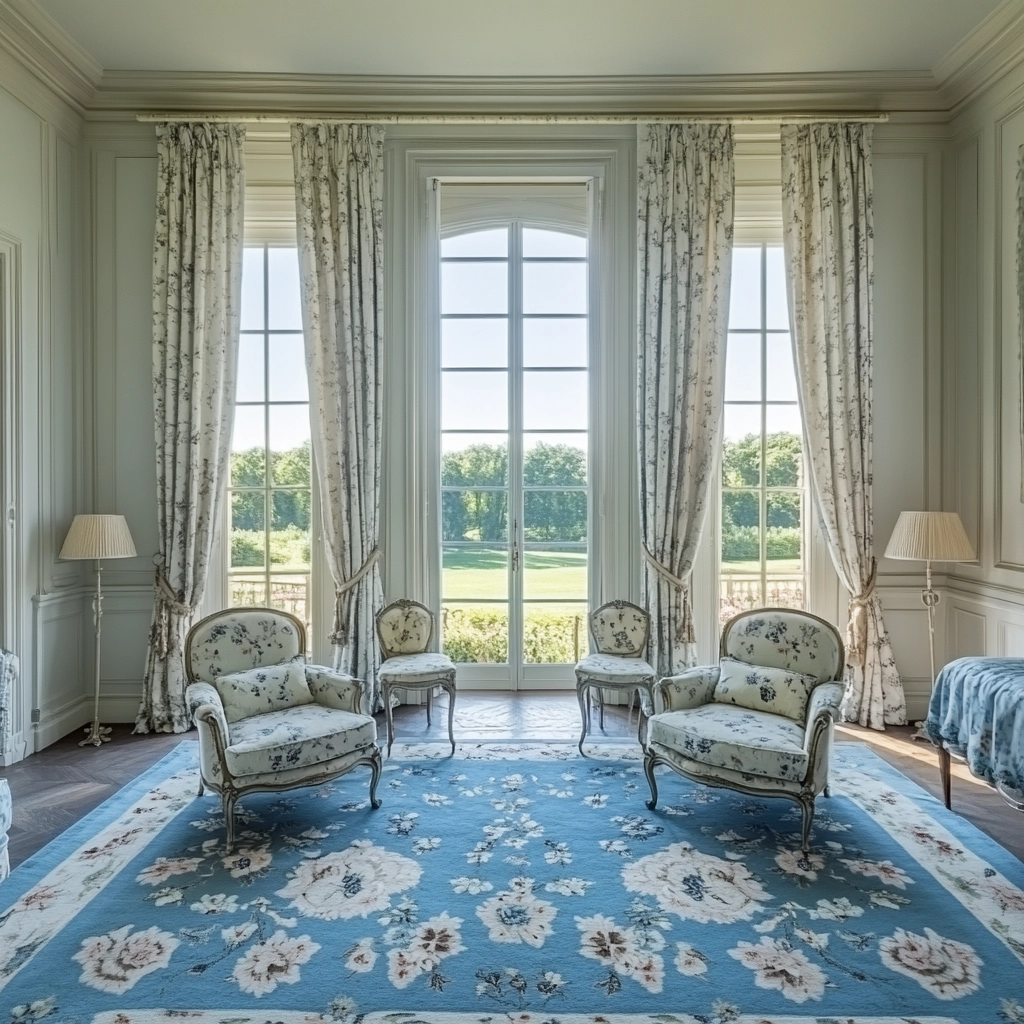 blue rug bedroom 37