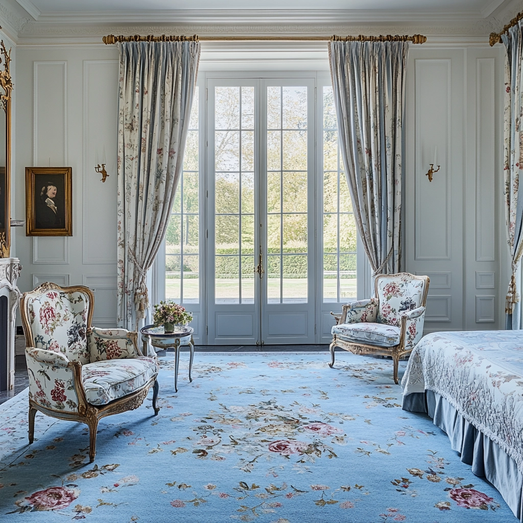 blue rug bedroom 38