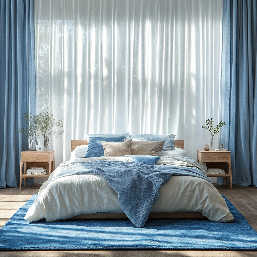 blue rug bedroom 4