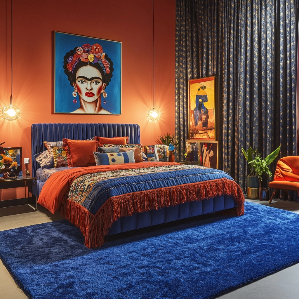 blue rug bedroom 42
