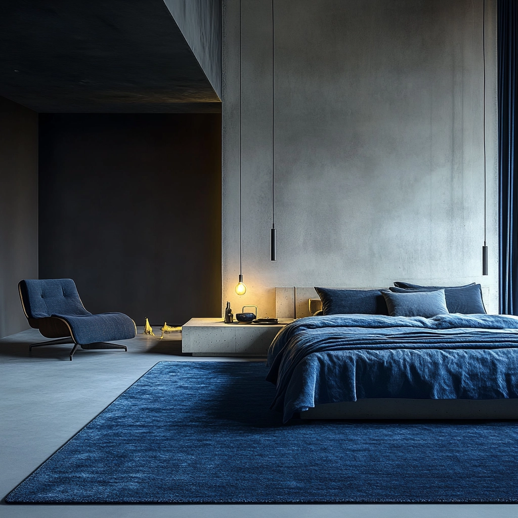 blue rug bedroom 48