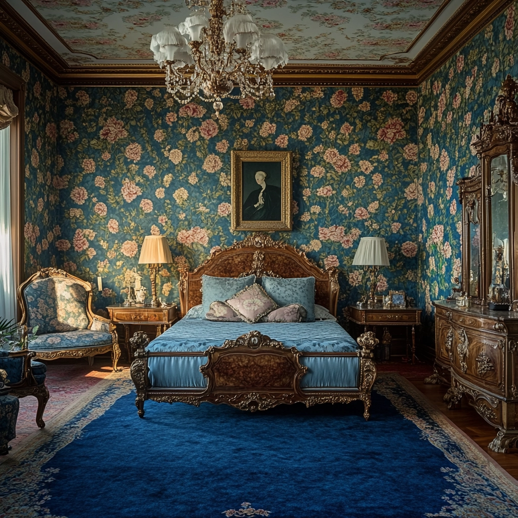 blue rug bedroom 58