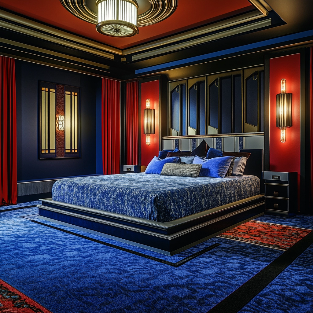 blue rug bedroom 70