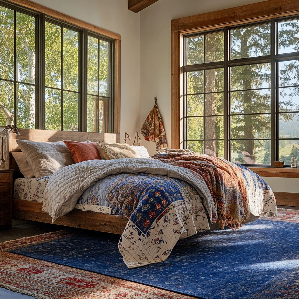 blue rug bedroom 73