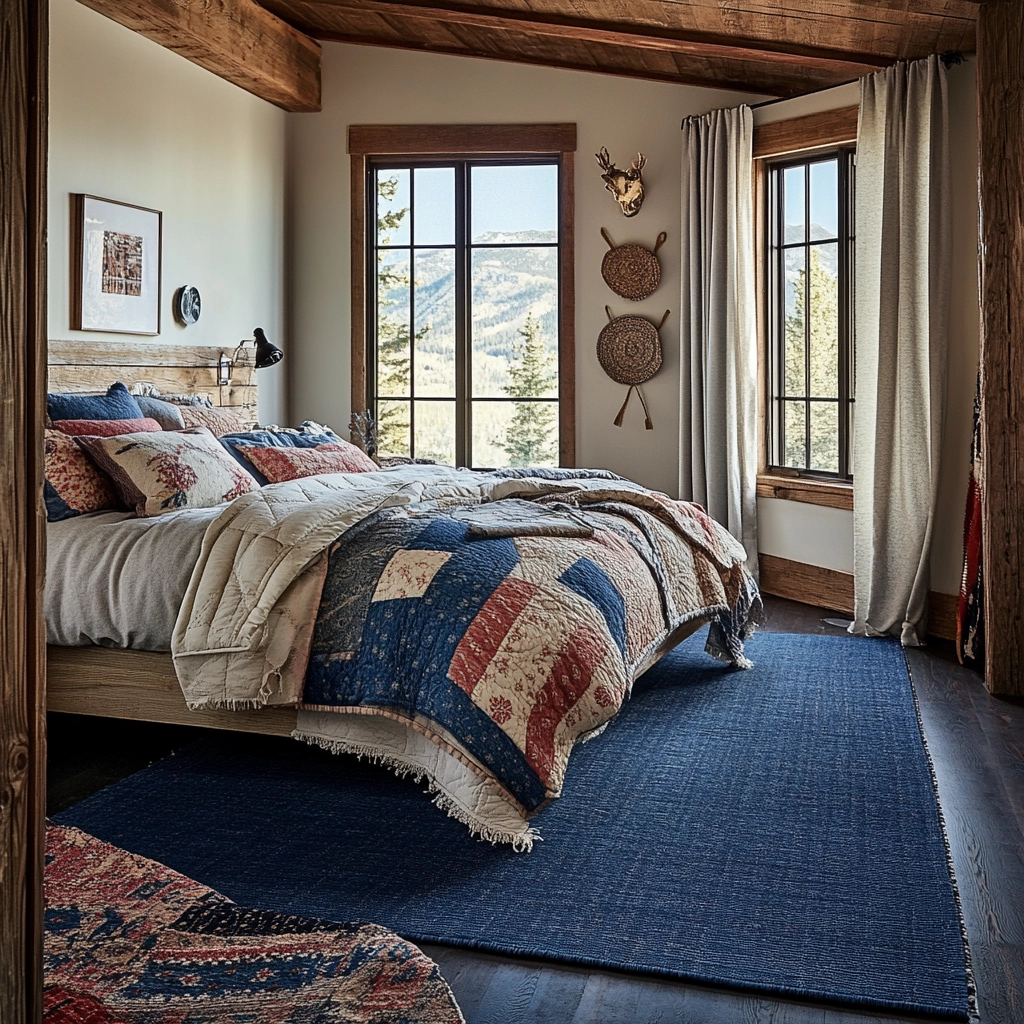 blue rug bedroom 76