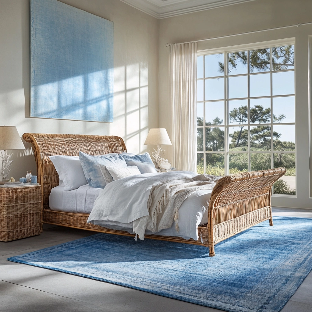 blue rug bedroom 9