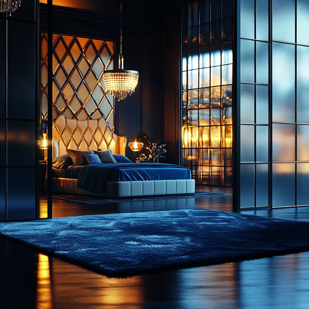 blue rug bedroom ideas 27