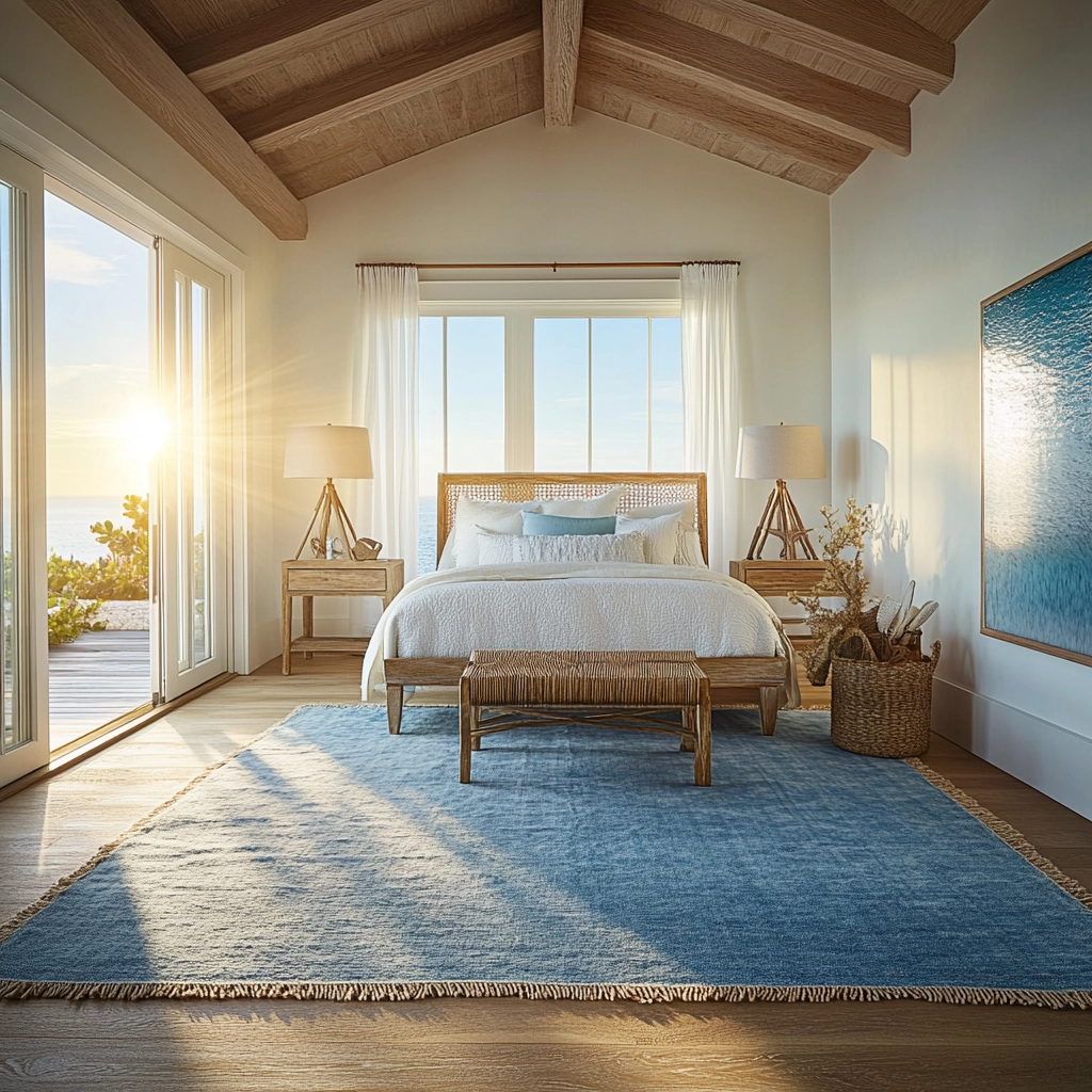 blue rug bedroom ideas 45