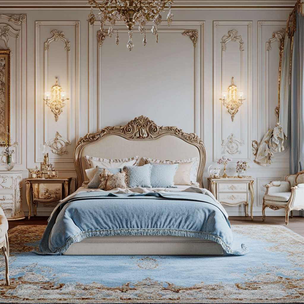 blue rug bedroom ideas 63