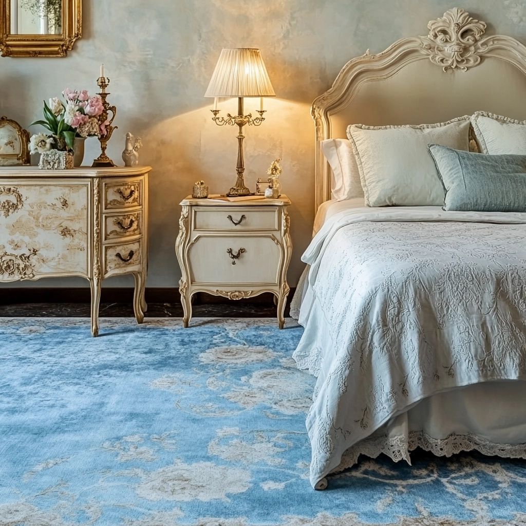 blue rug bedroom ideas 64
