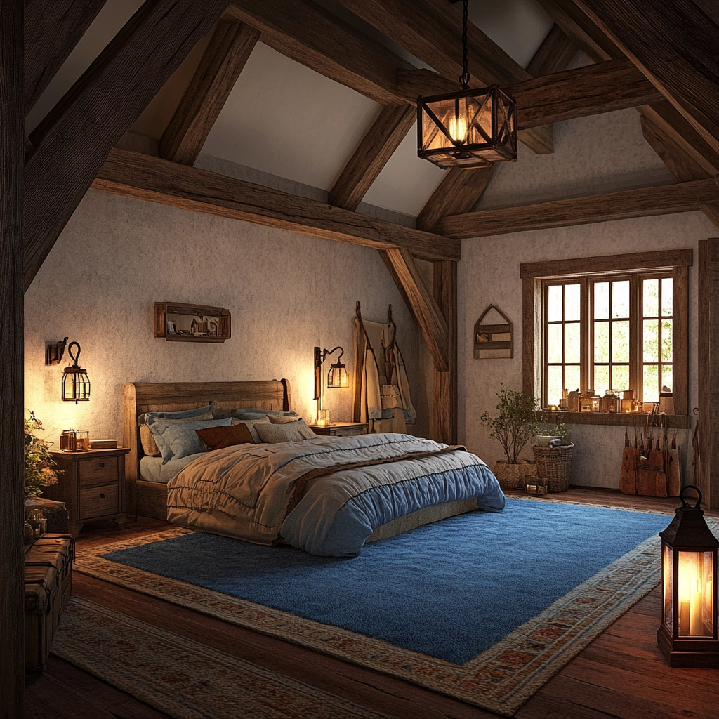 blue rug bedroom ideas 72
