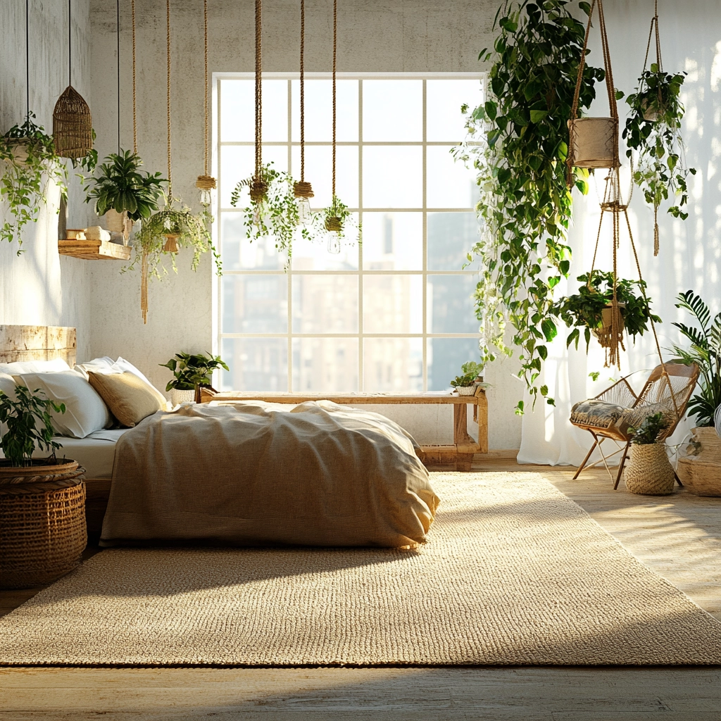 boho bedroom carpet 17