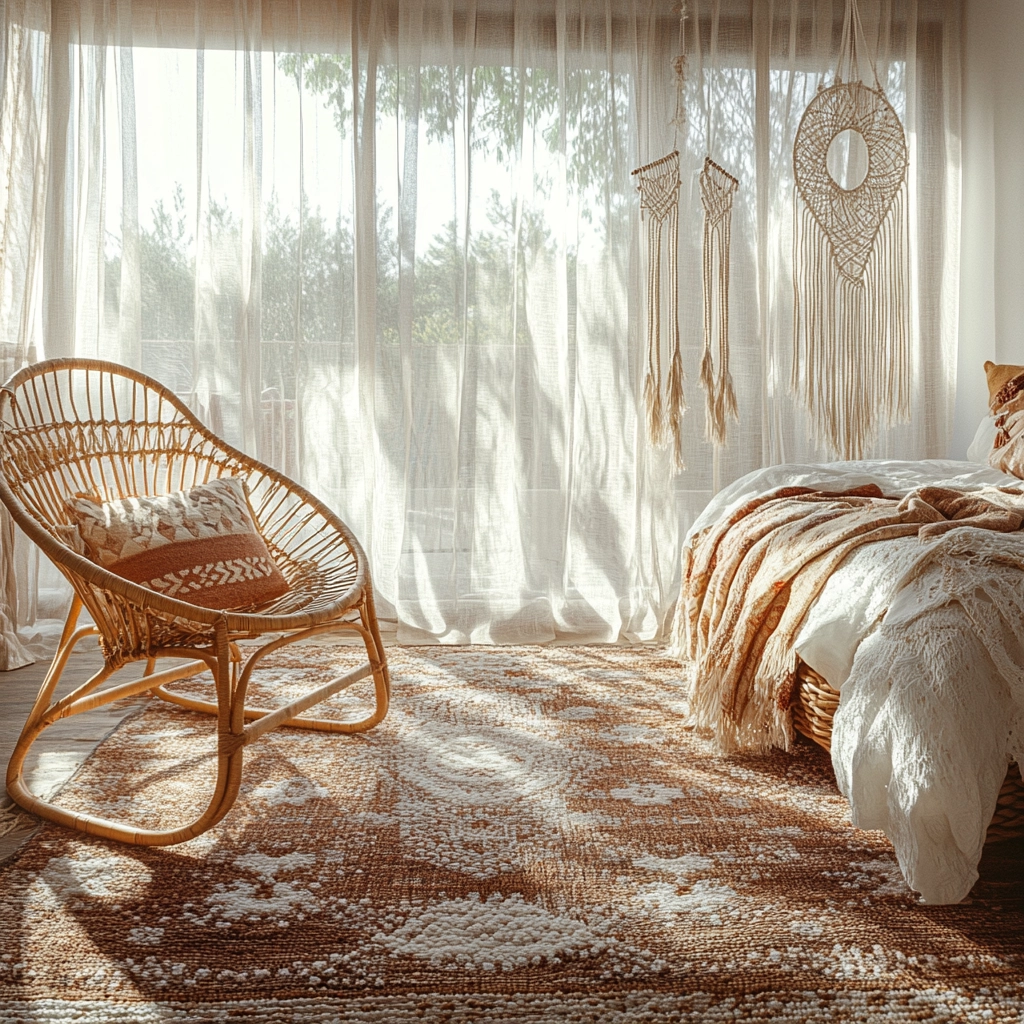 boho bedroom carpet 2