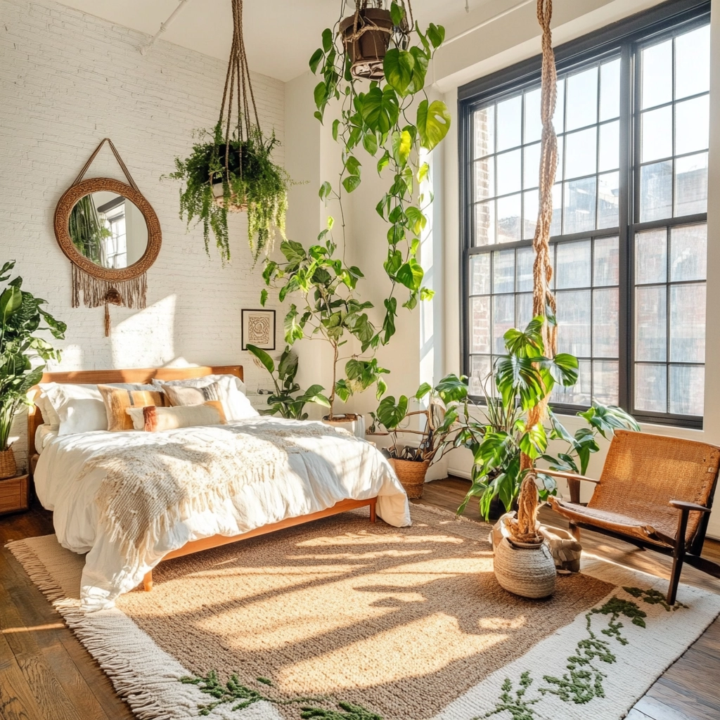 boho bedroom carpet 20