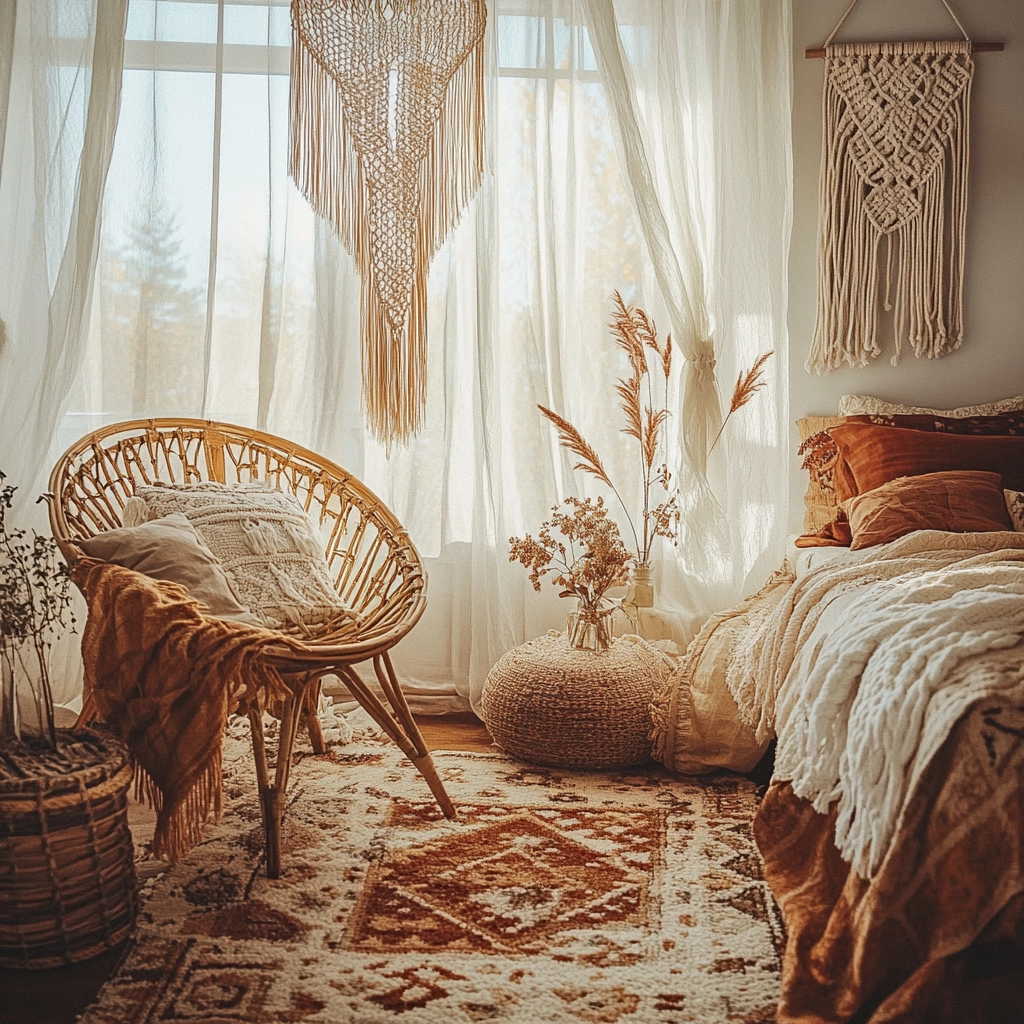 boho bedroom carpet 3