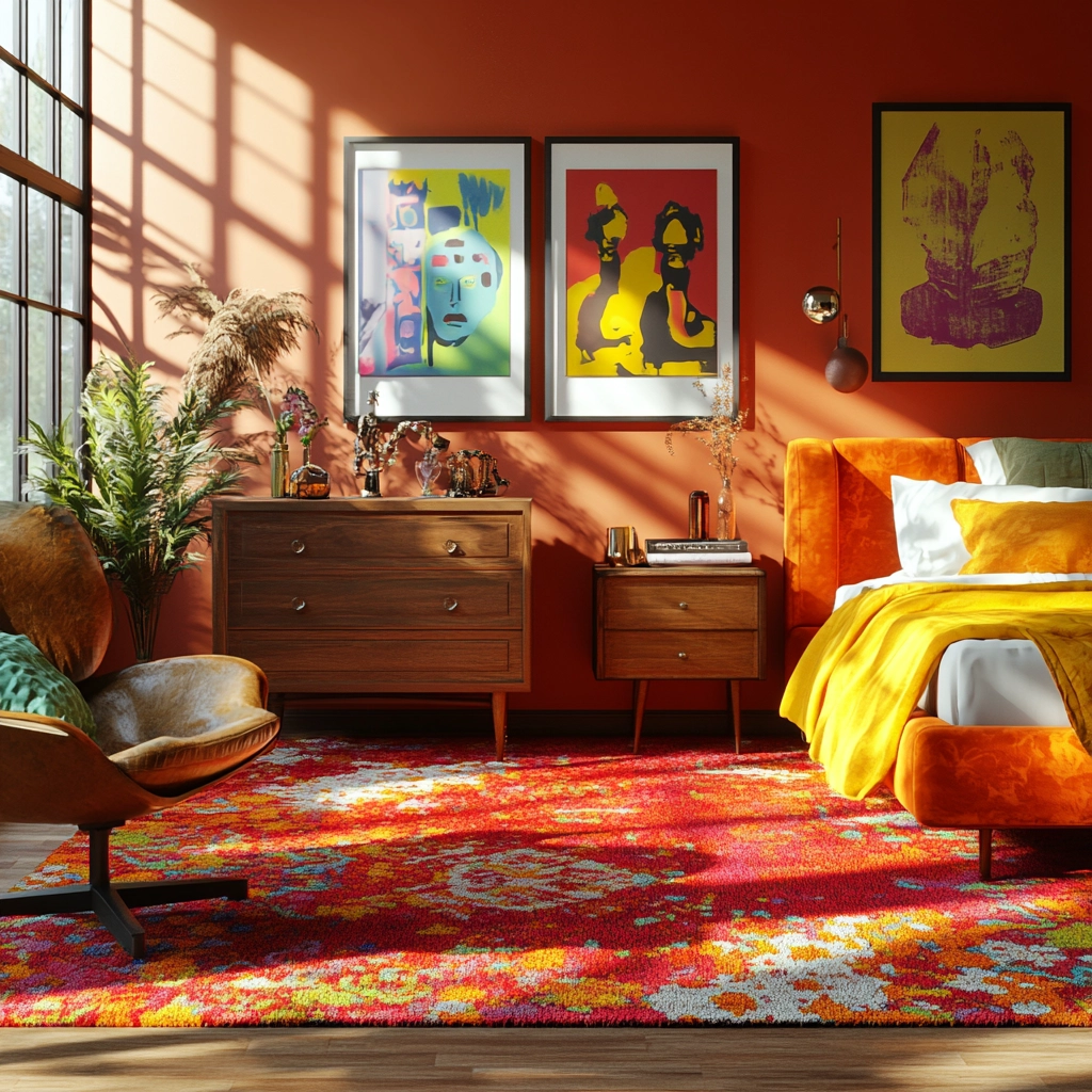 boho bedroom carpet 46