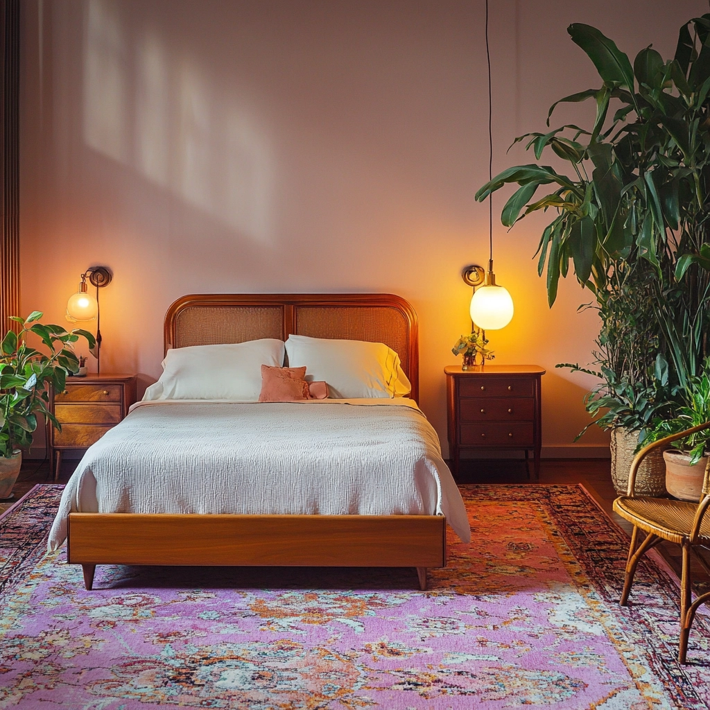 boho bedroom carpet 5