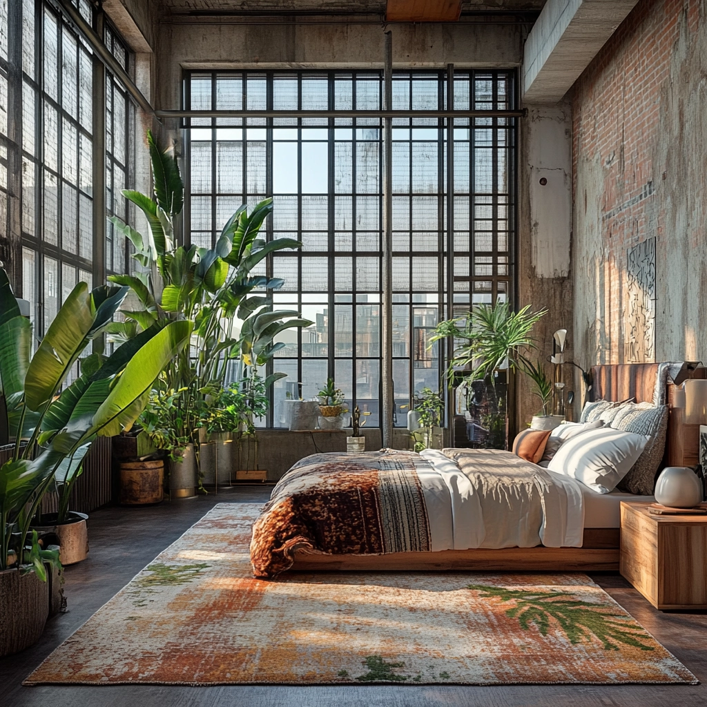 boho bedroom carpet 63