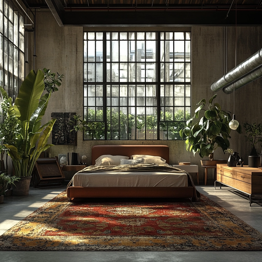 boho bedroom carpet 64