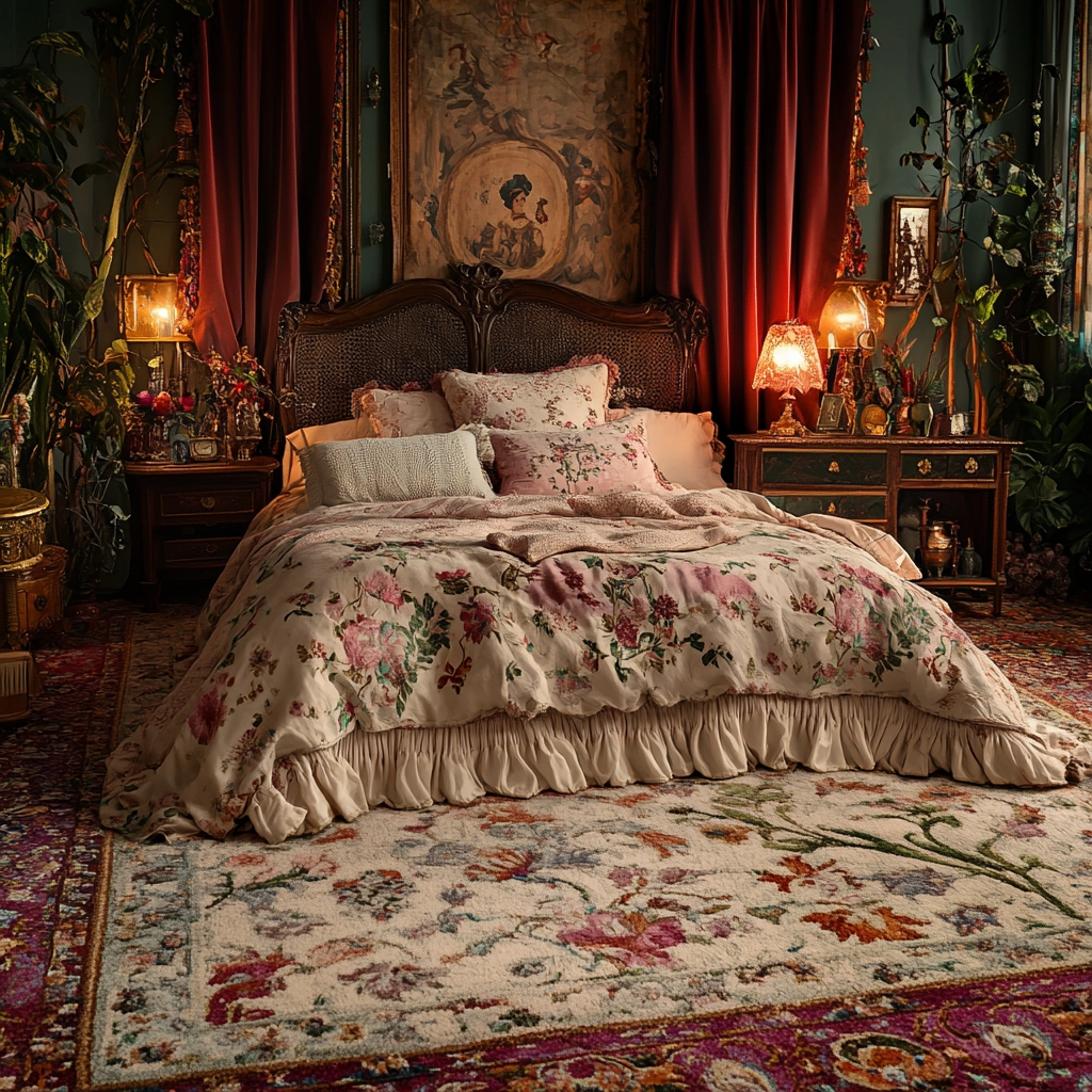 boho bedroom carpet 79
