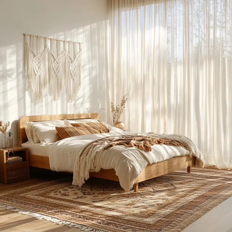 boho bedroom rug 1
