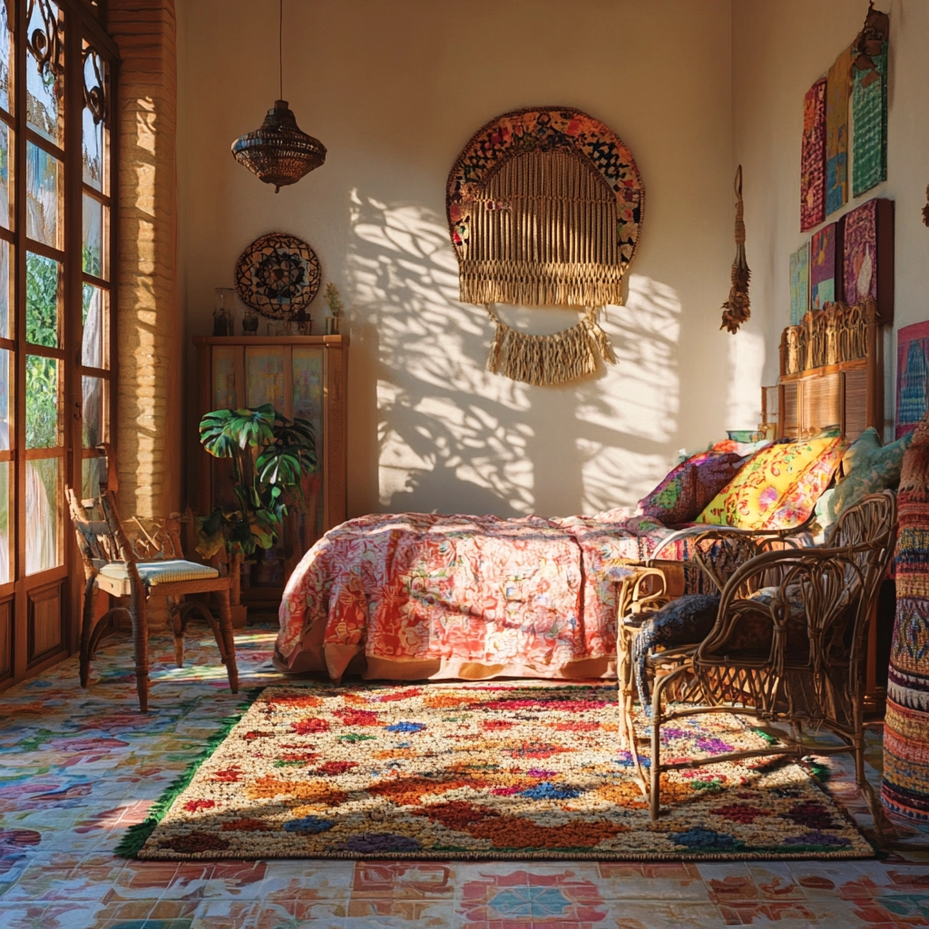 boho bedroom rug 10