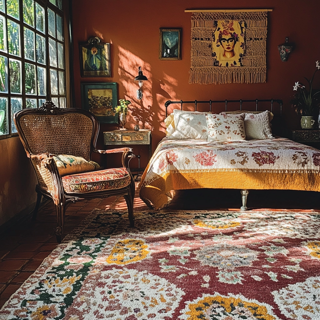 boho bedroom rug 11