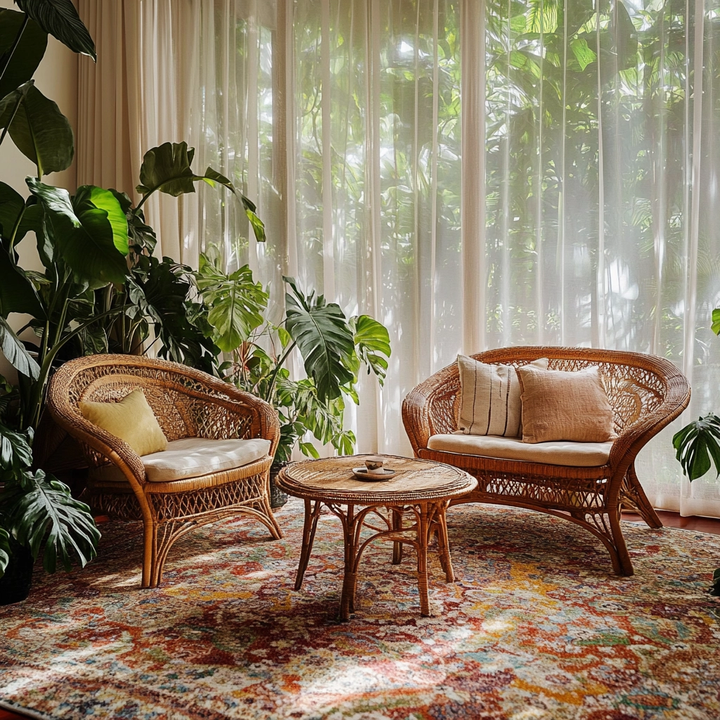 boho carpet living room 2