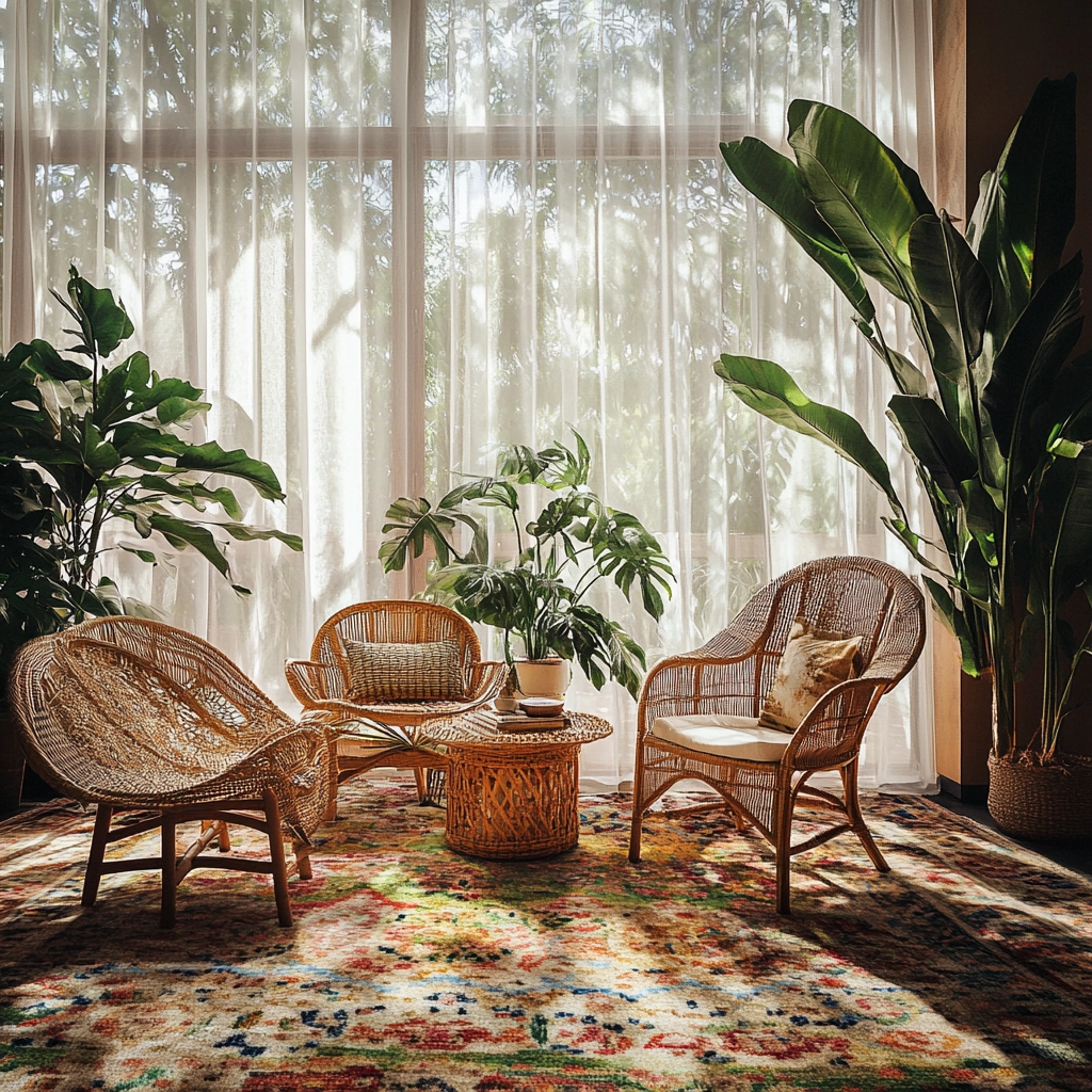 boho carpet living room 4