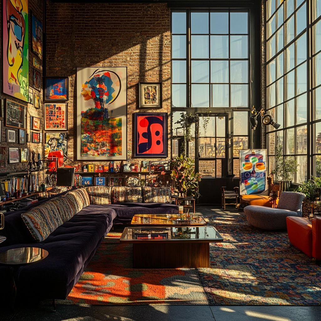 boho carpet living room 40