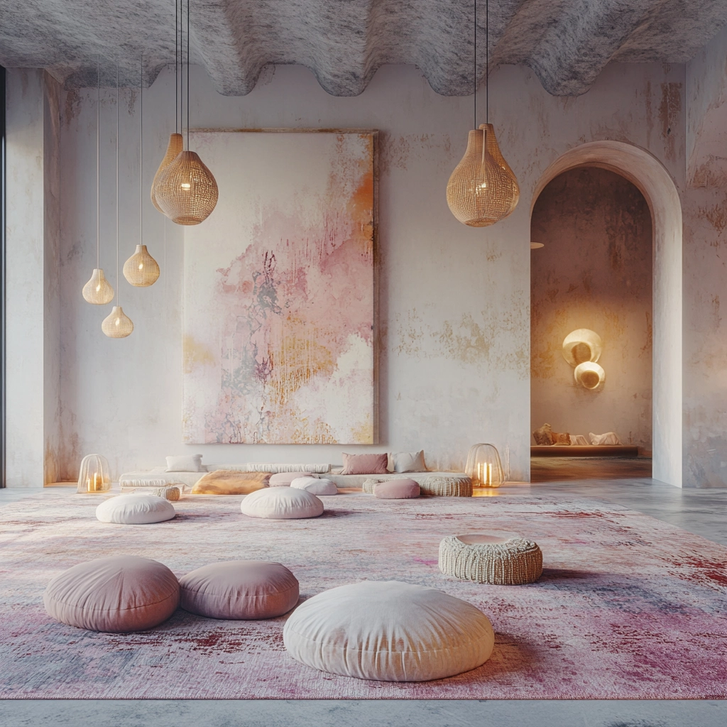 boho carpet living room 5