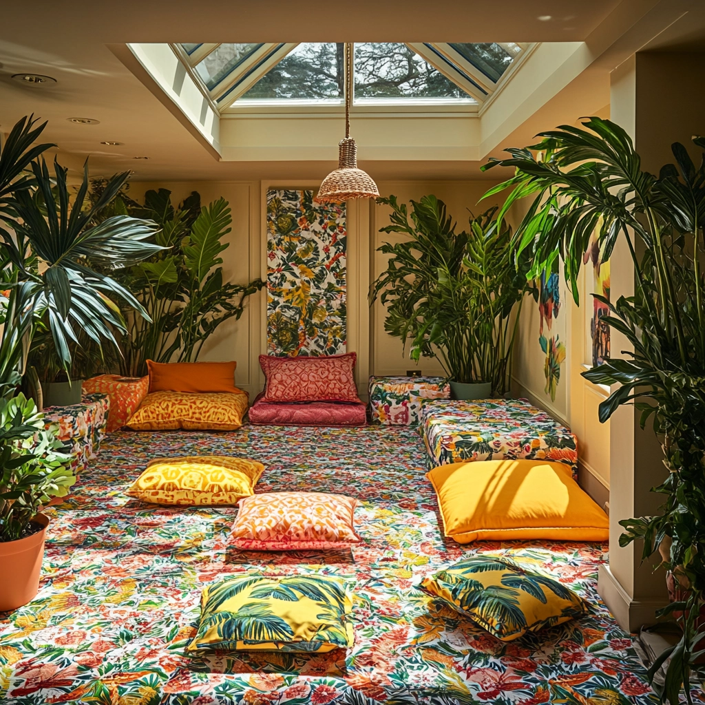 boho carpet living room 54