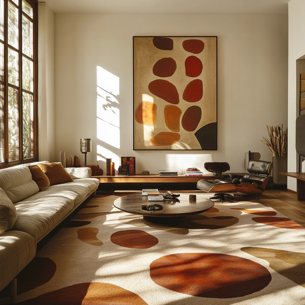 boho carpet living room 57