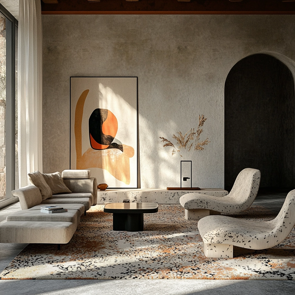 boho carpet living room 58