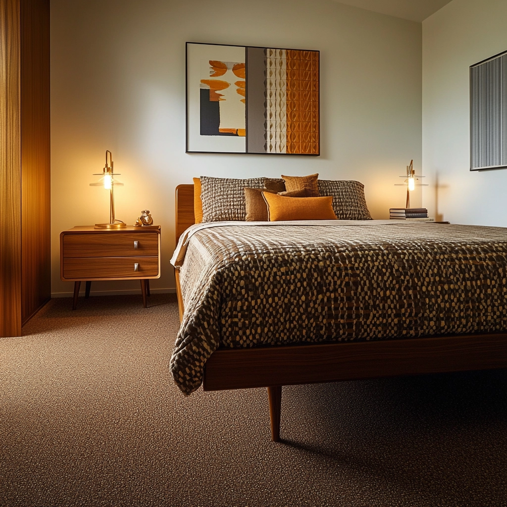brown carpet bedroom 19