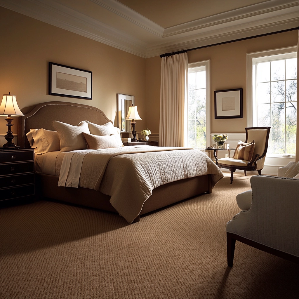 brown carpet bedroom 61