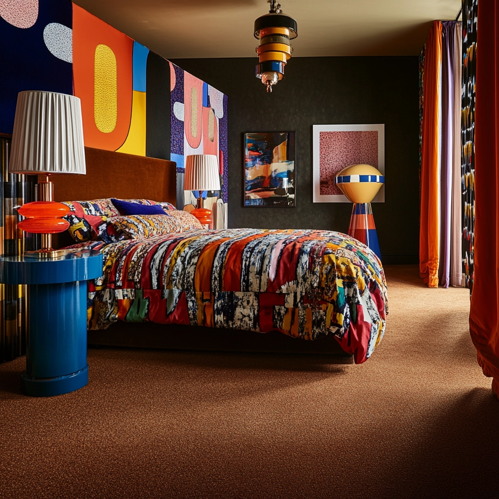 brown carpet bedroom 75