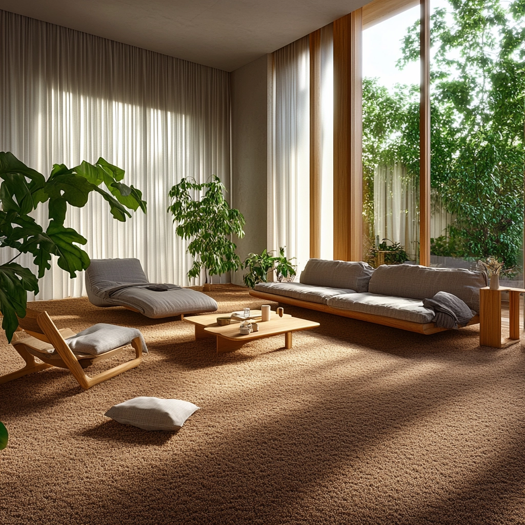 brown carpet living room 1