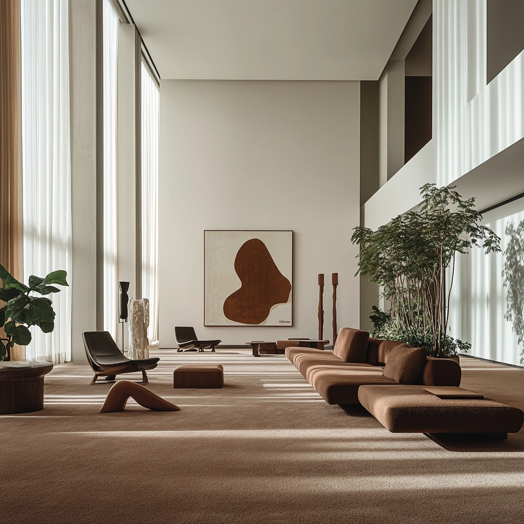brown carpet living room 10