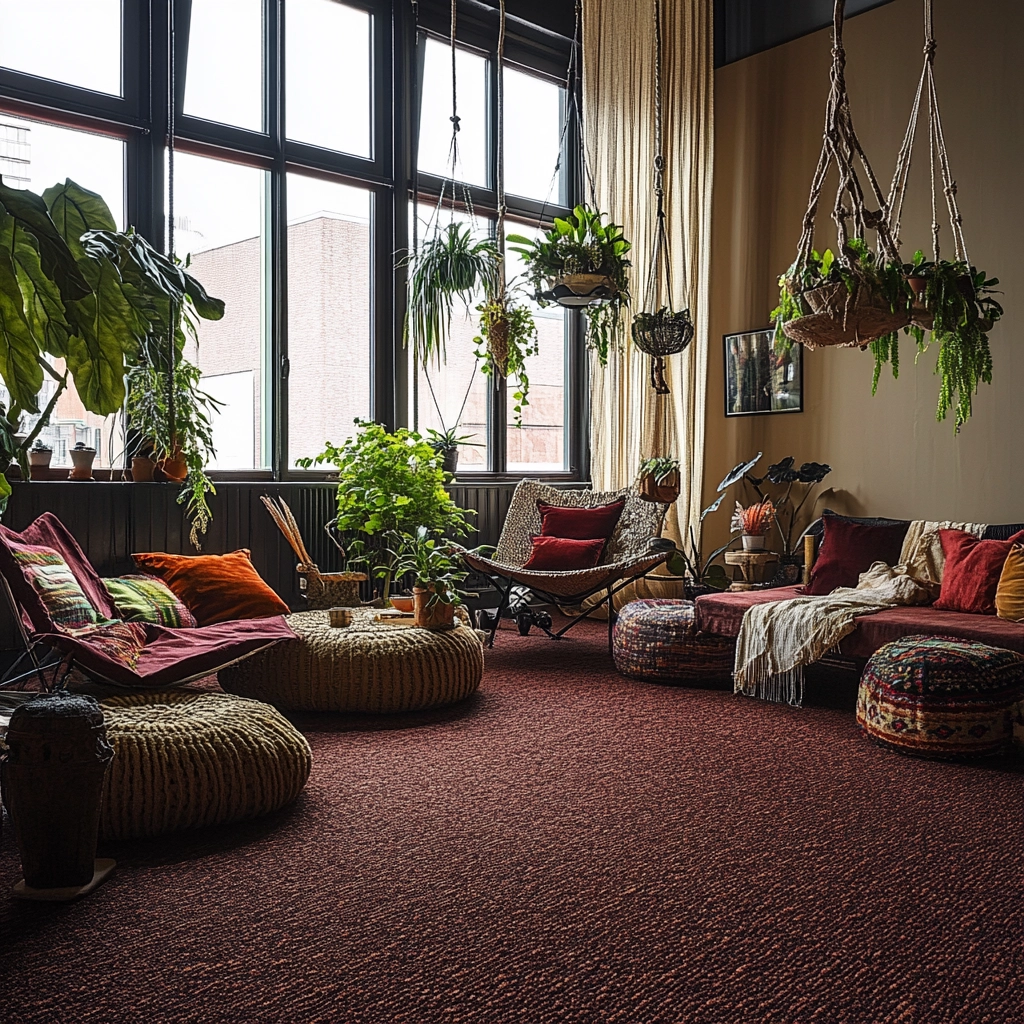 brown carpet living room 13