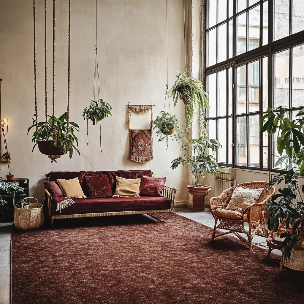 brown carpet living room 16