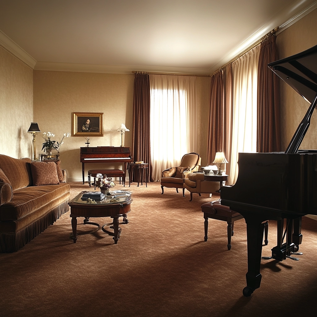 brown carpet living room 22