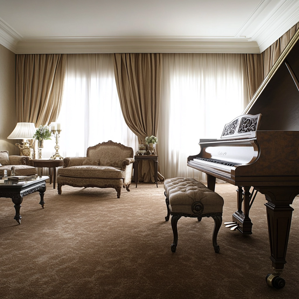 brown carpet living room 23
