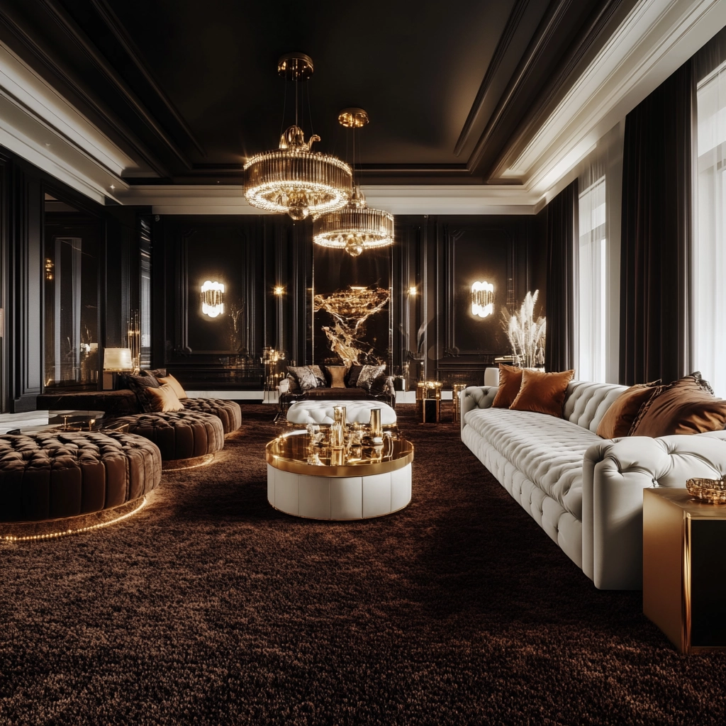 brown carpet living room 28
