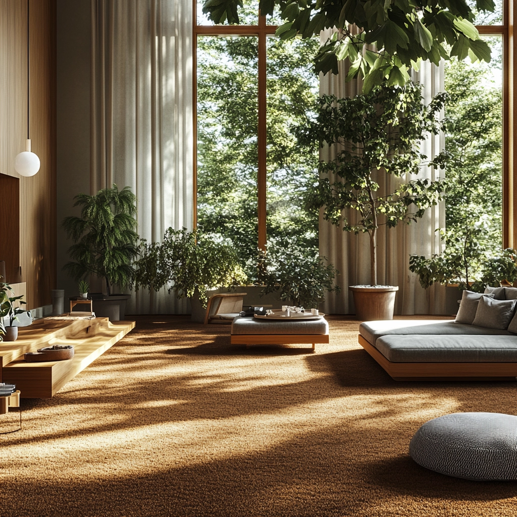 brown carpet living room 3