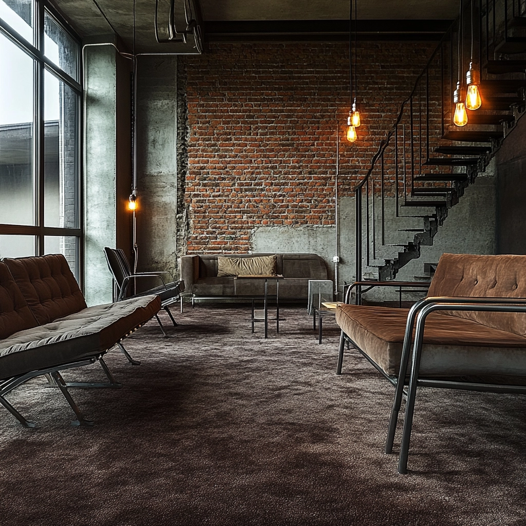 brown carpet living room 36
